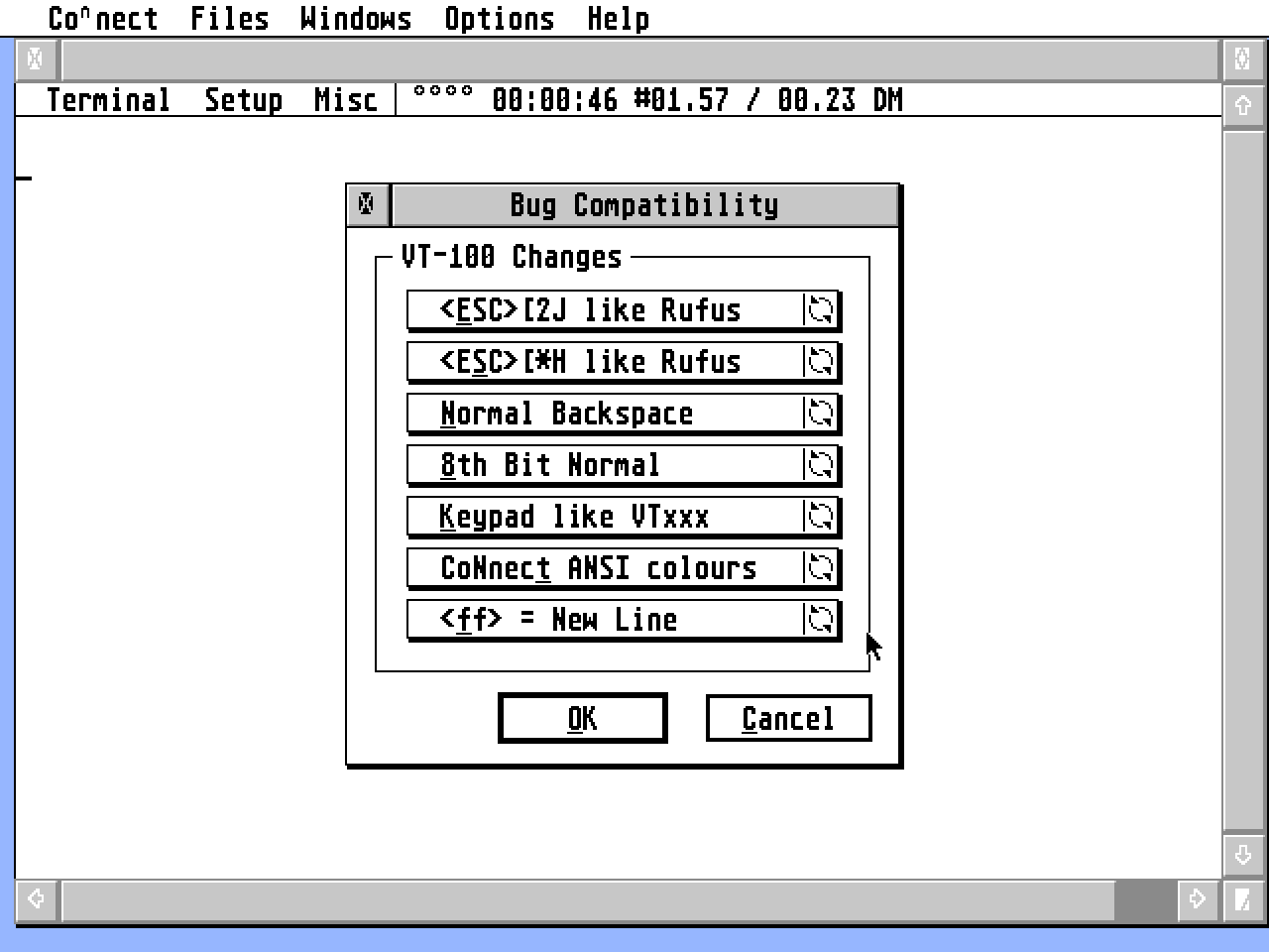 CoNnect atari screenshot